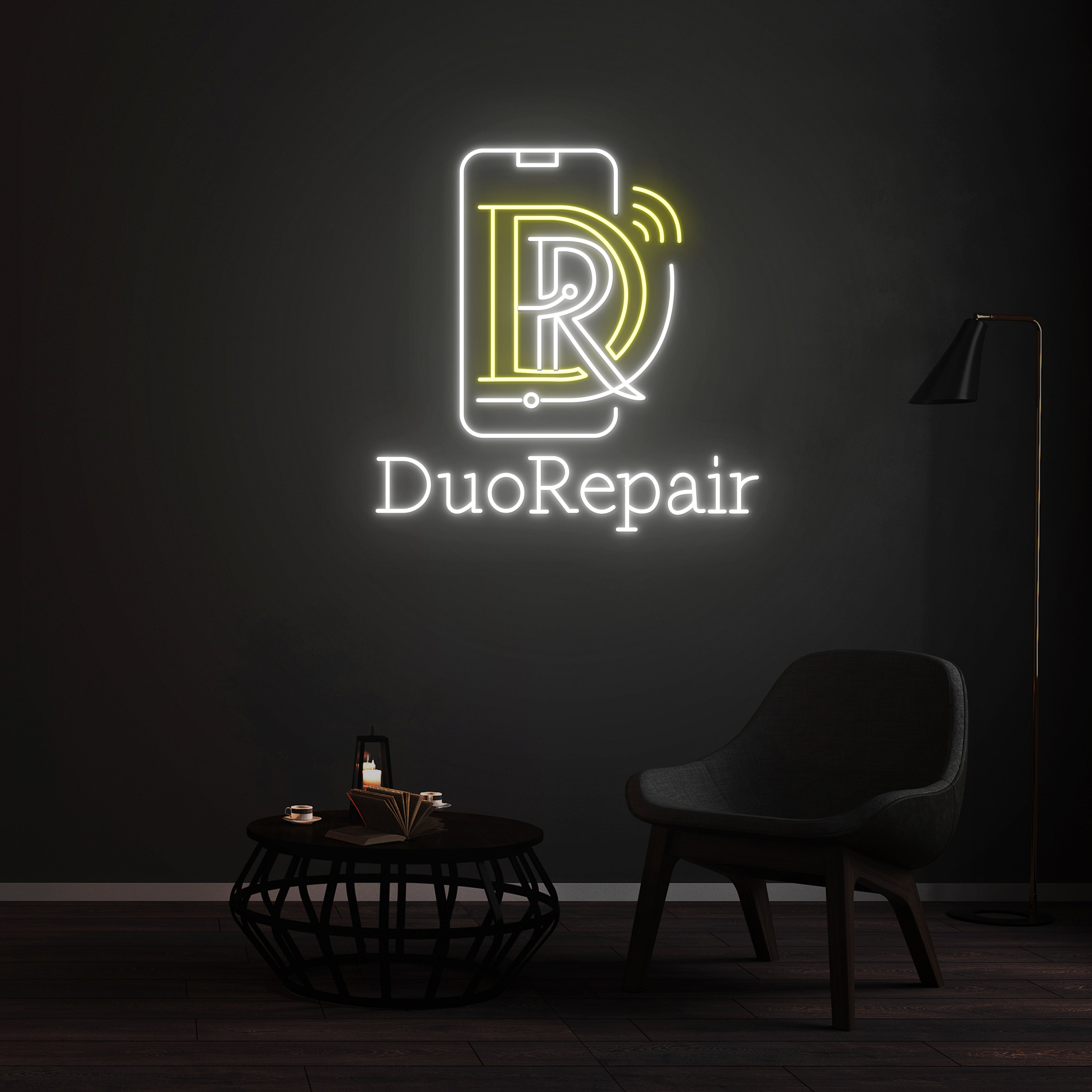 Personnalisation Enseigne LED Néon - DuoRepair