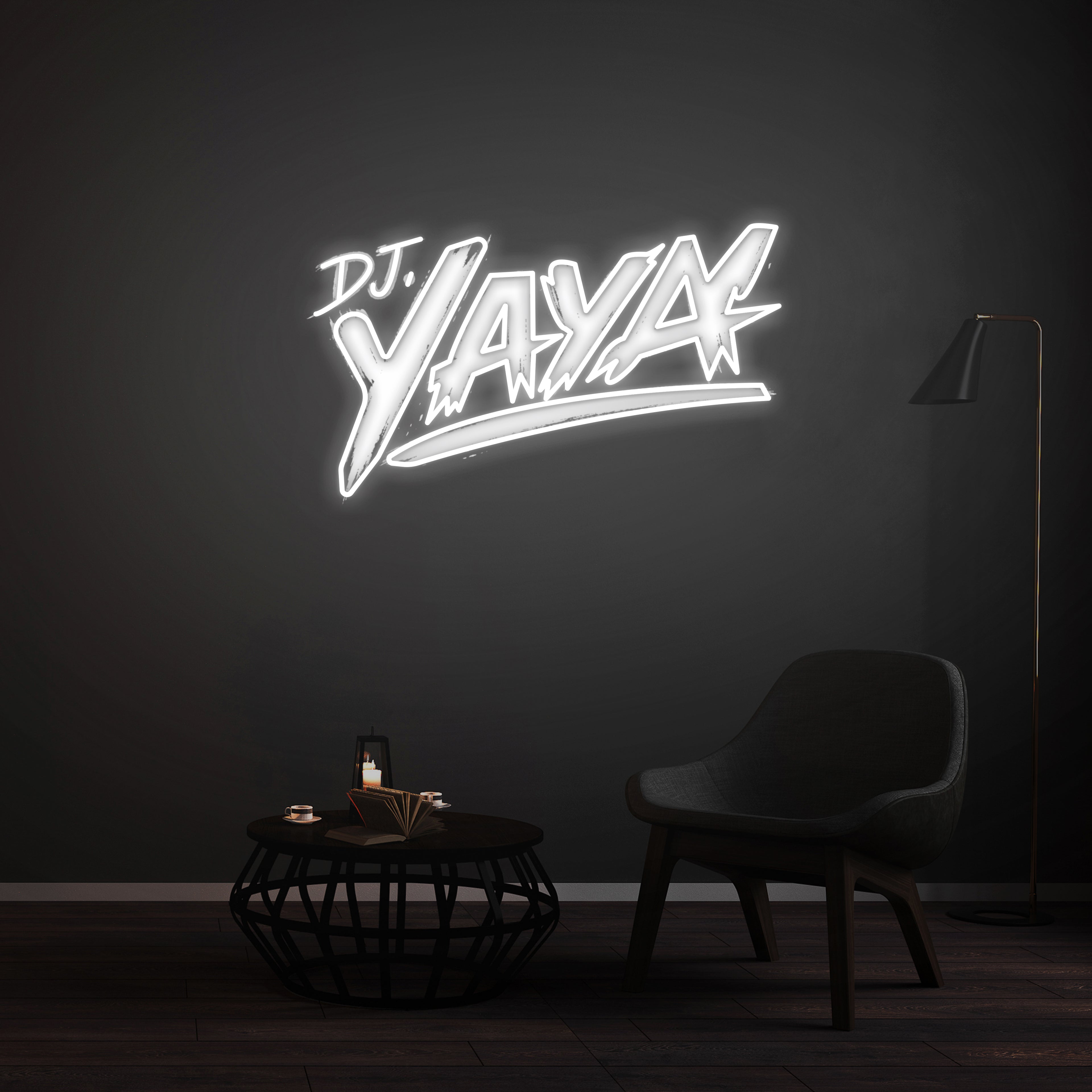Personnalisation Enseigne LED Néon - DJ YAYA