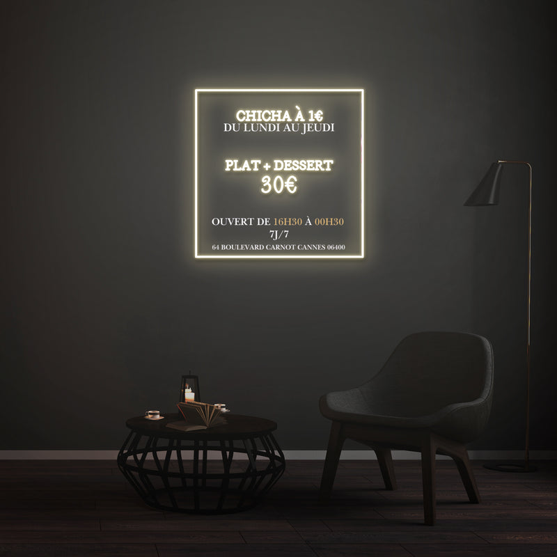 Custom LED Neon Sign - Tifn Food