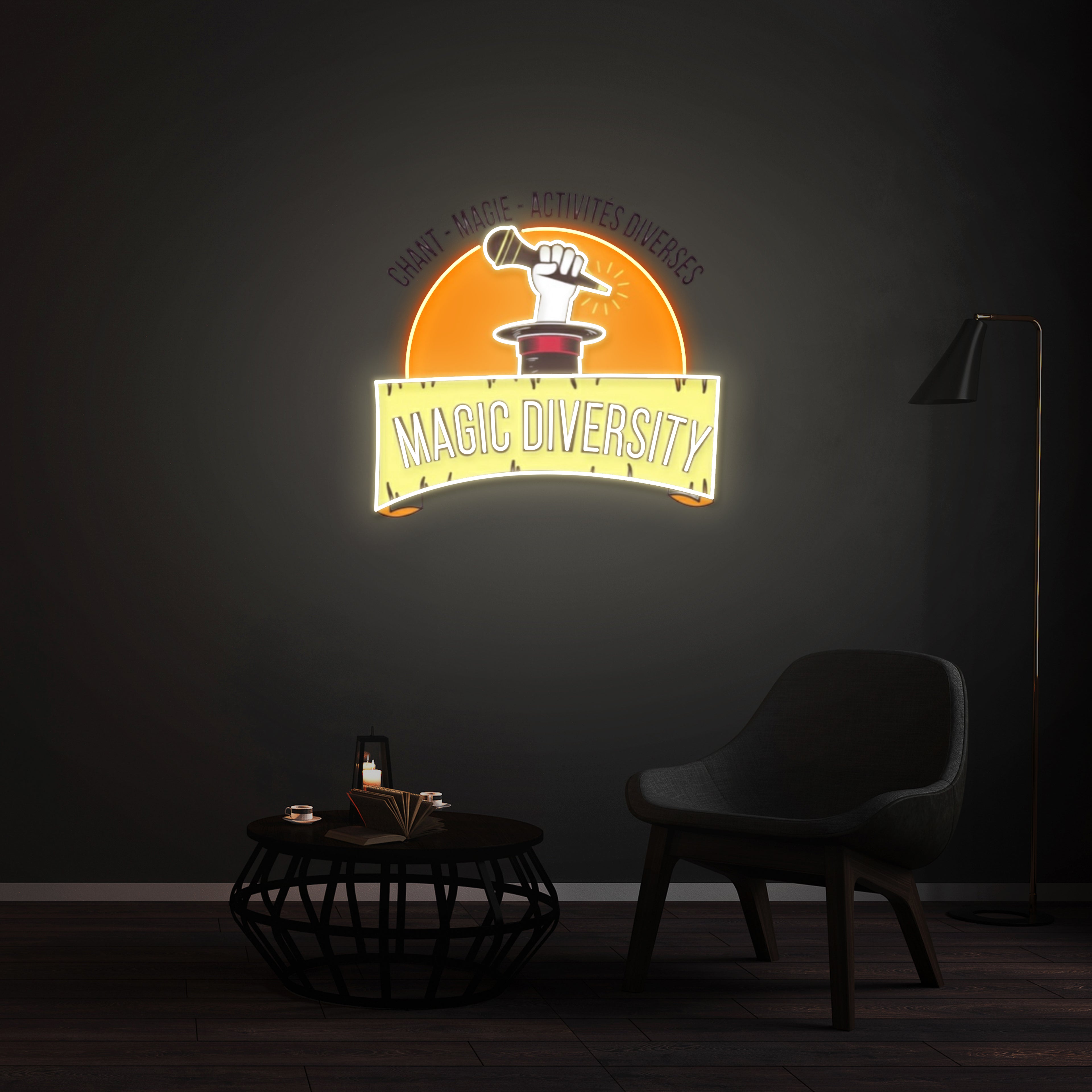 Personnalisation Enseigne LED Néon -  MAGIC DIVERSITY