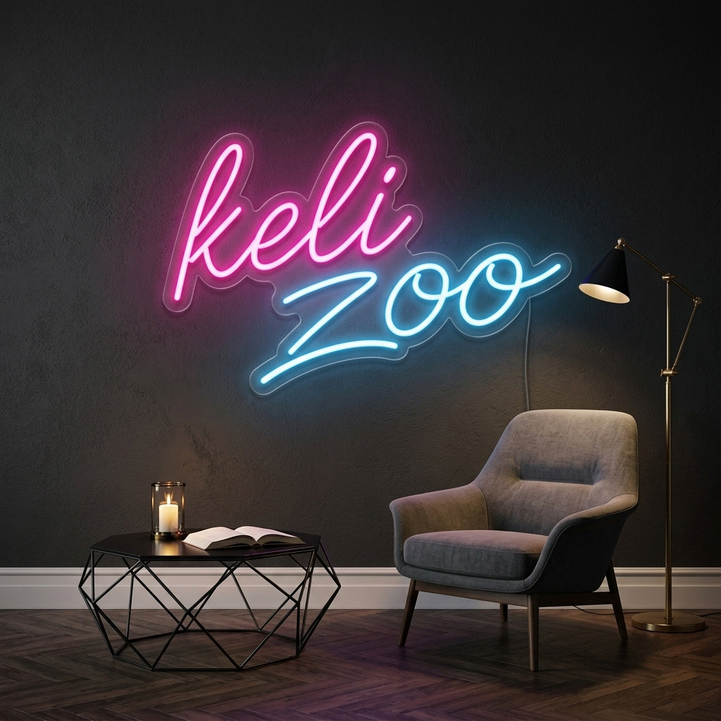 Personnalisation Enseigne LED Néon - Keli Zoo