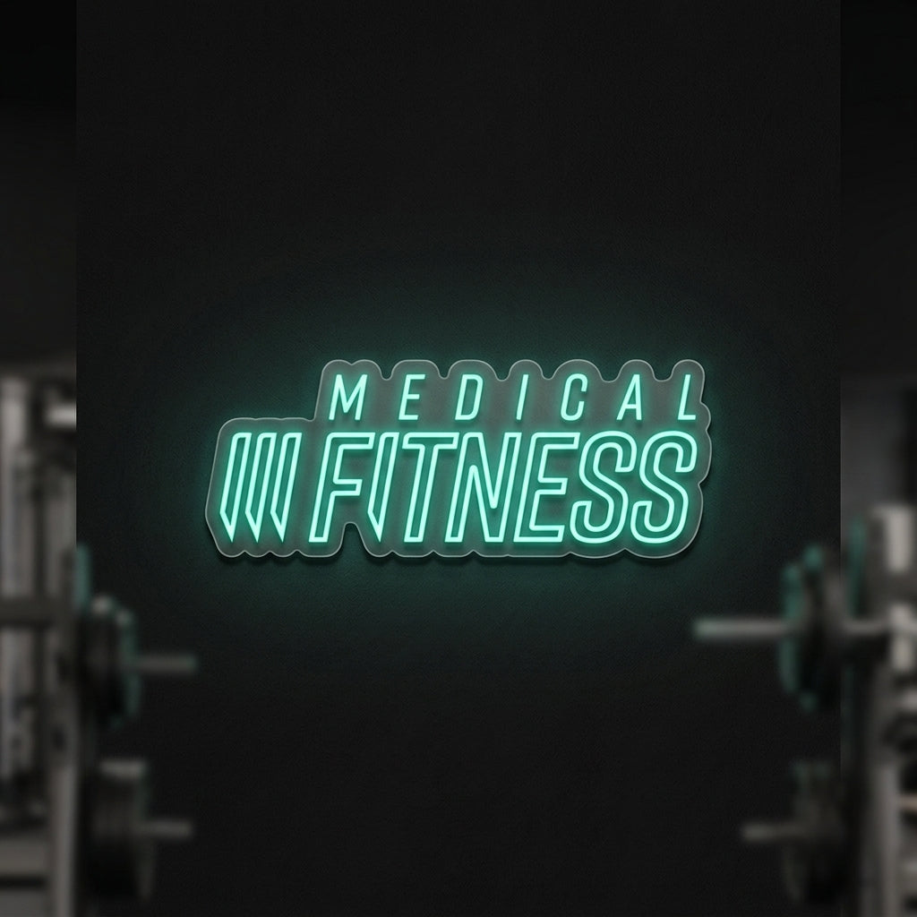 Medical Fitness - Enseigne néon LED personnalisé