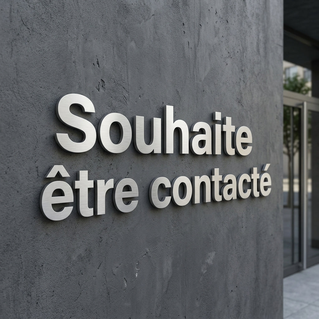 Le p’tit franc · Lettres relief