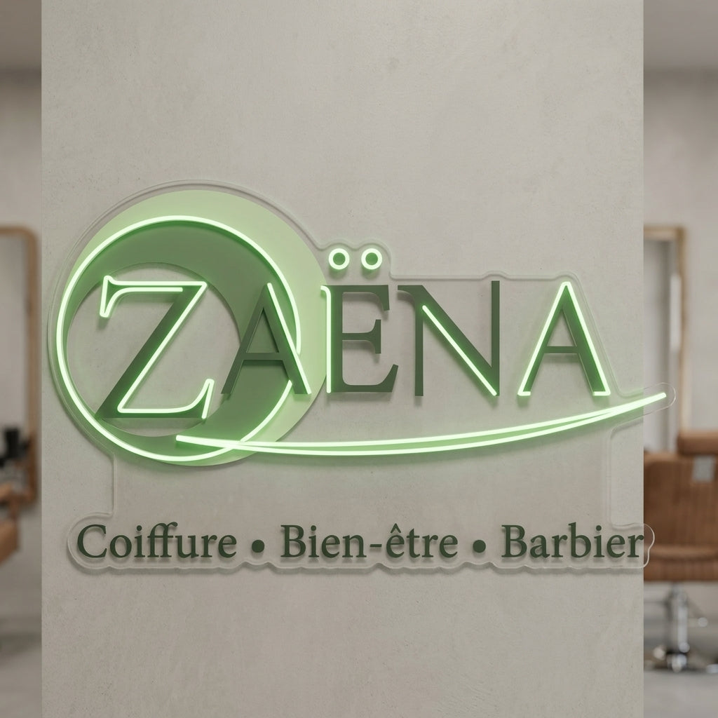 ZAËNA - Enseigne néon LED personnalisé