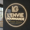 L envie Gourmande - Enseigne néon LED personnalisé