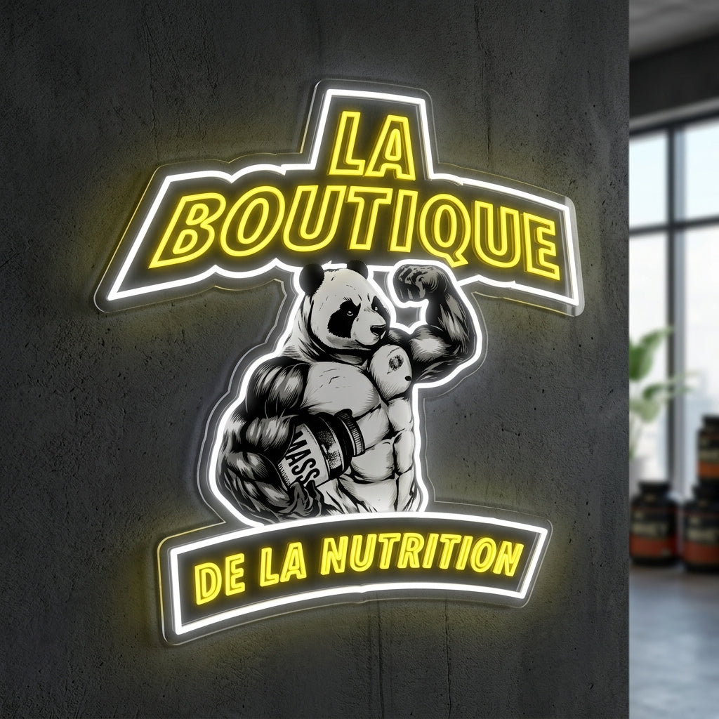 La boutique de la nutrition - Enseigne néon LED personnalisé