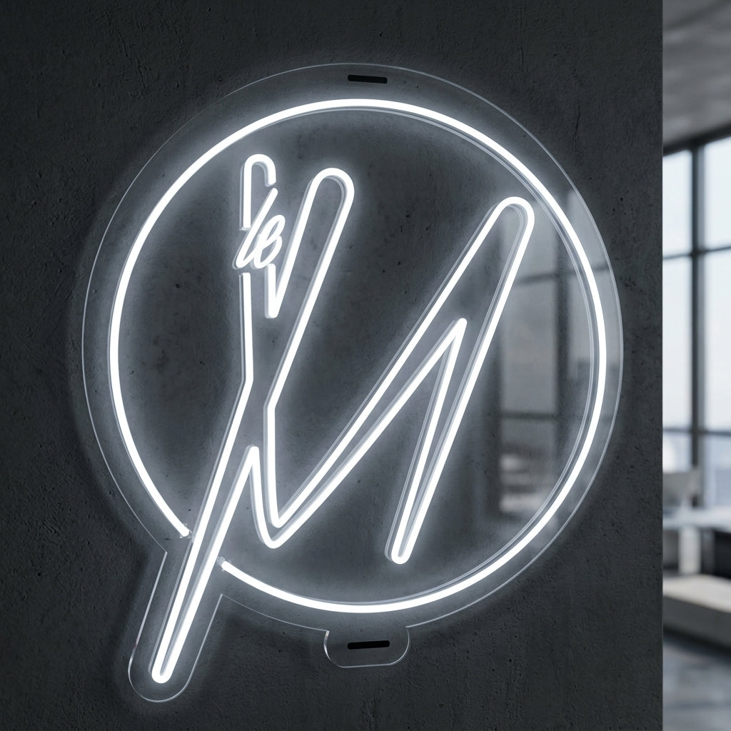 Le M - Enseigne néon LED personnalisé · Waterproof