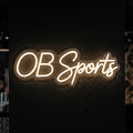 OB Sports - Enseigne néon LED personnalisé