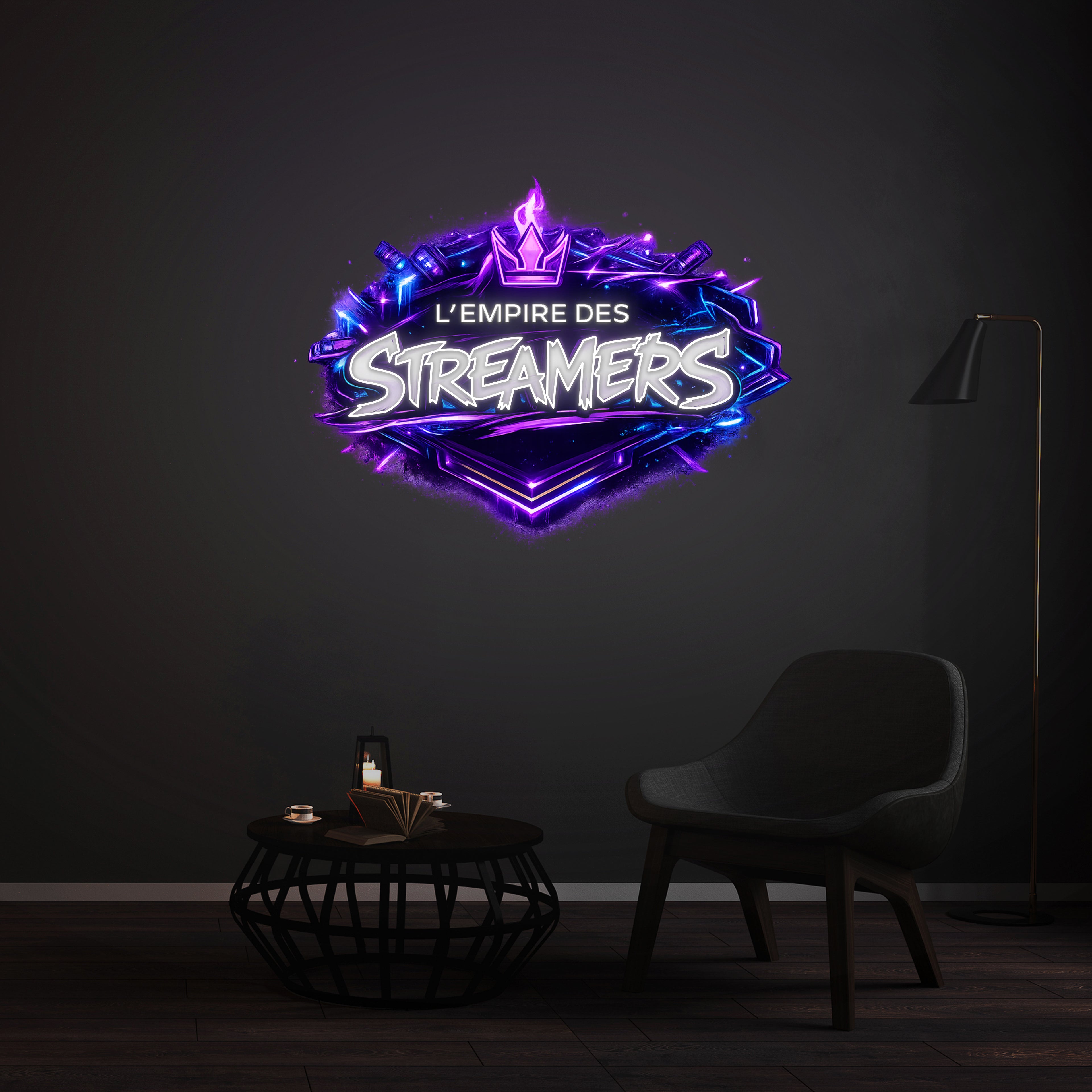 Personnalisation Enseigne LED Néon - L'Empire des Streamers