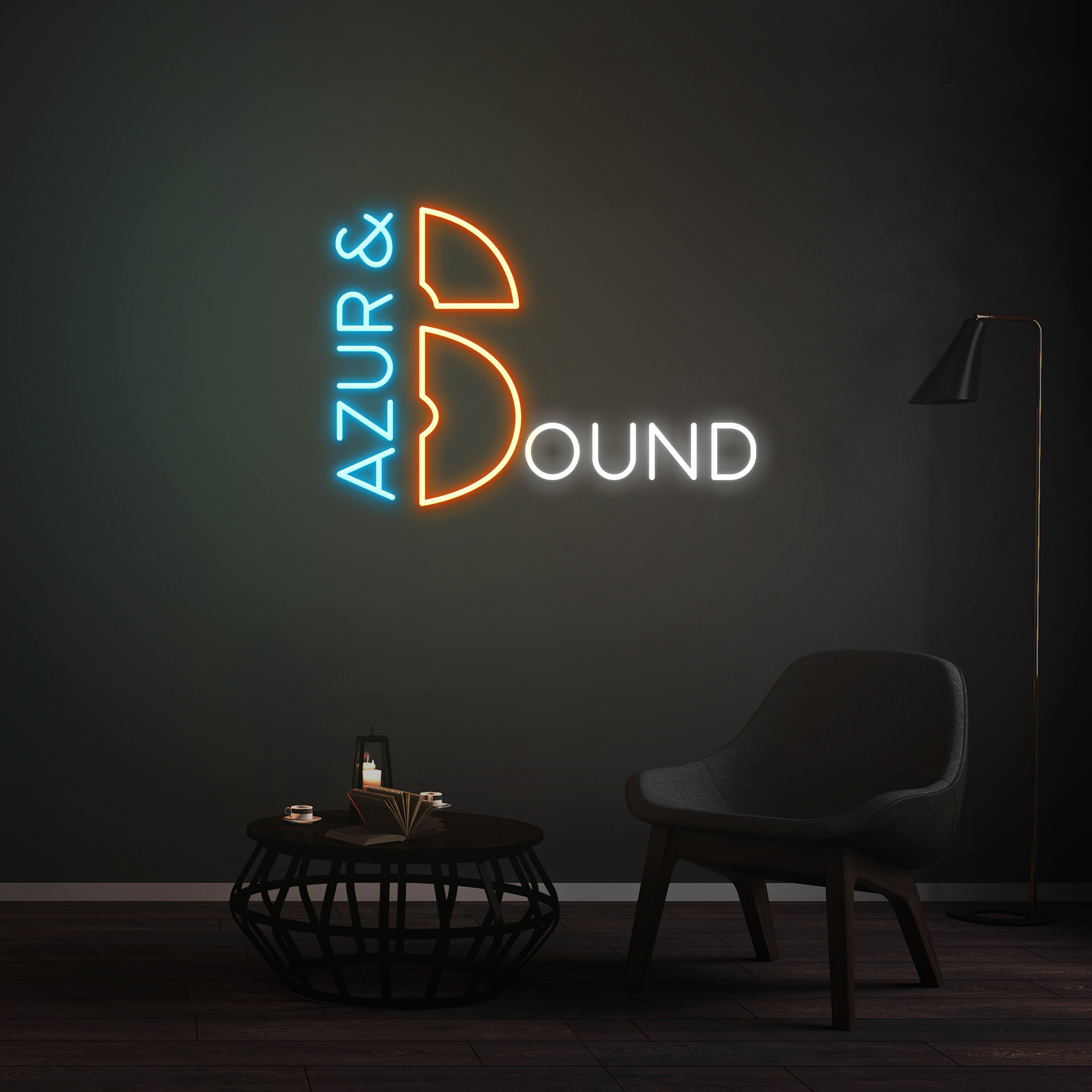 Personnalisation Enseigne LED Néon - AZUR & BOUND