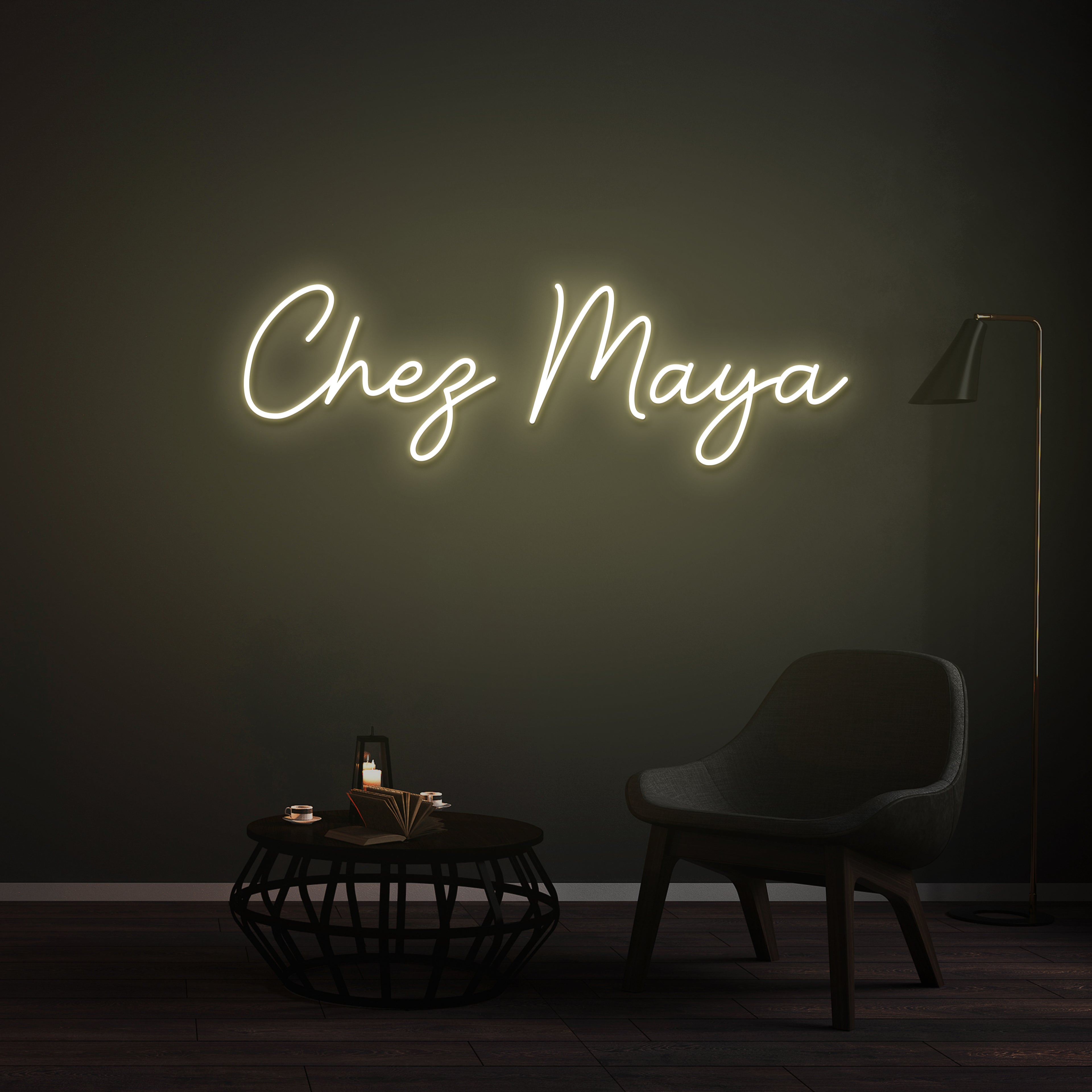 Personnalisation Enseigne LED Néon - Chez Maya