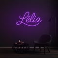 Personnalisation Enseigne LED Néon - Lélia