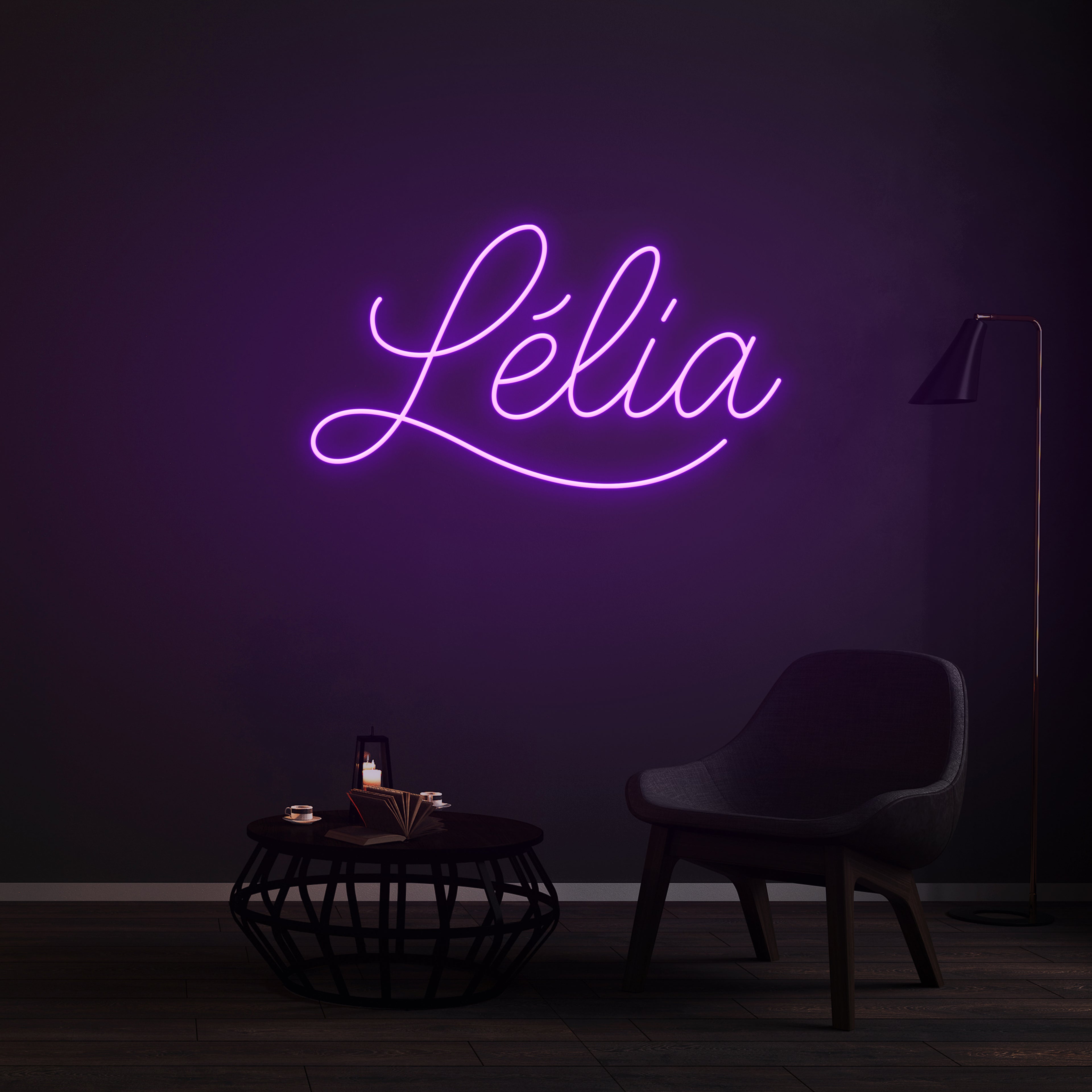 Personnalisation Enseigne LED Néon - Lélia