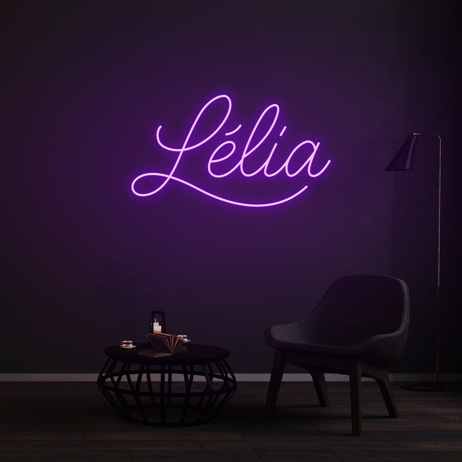 Personnalisation Enseigne LED Néon - Lélia