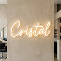 Cristal - Enseigne néon LED personnalisé