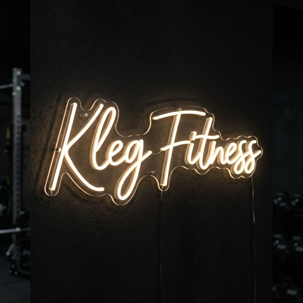 Kleg Fitness - Enseigne néon LED personnalisé