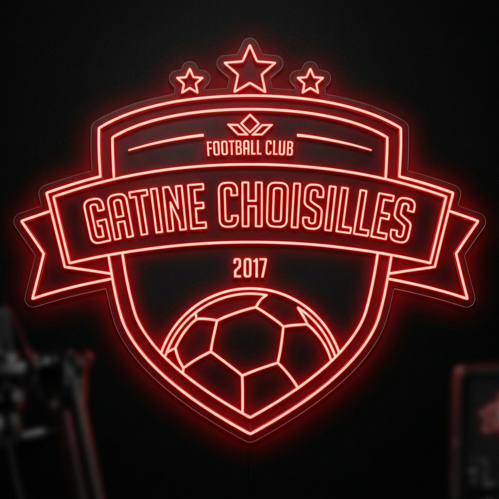FC Gâtine Choisilles - Enseigne néon LED personnalisé