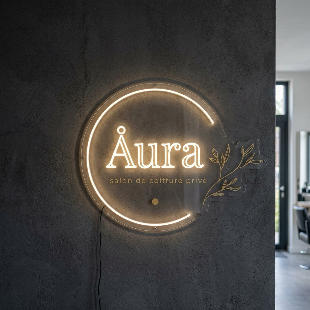 Åura - Enseigne néon LED personnalisé
