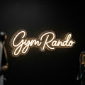 Gym Rando - Enseigne néon LED personnalisé