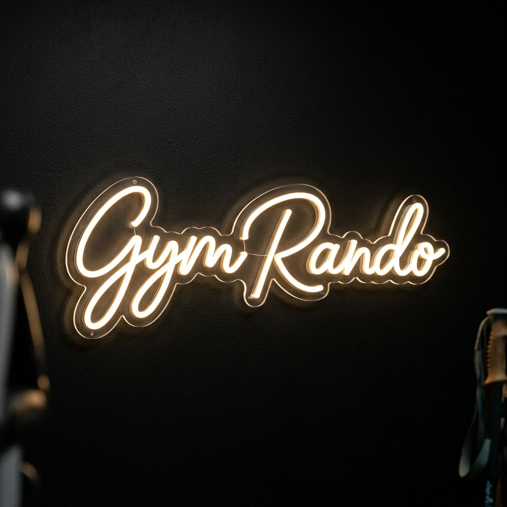 Gym Rando - Enseigne néon LED personnalisé