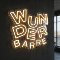 Studio wunder barre - Enseigne néon LED personnalisé