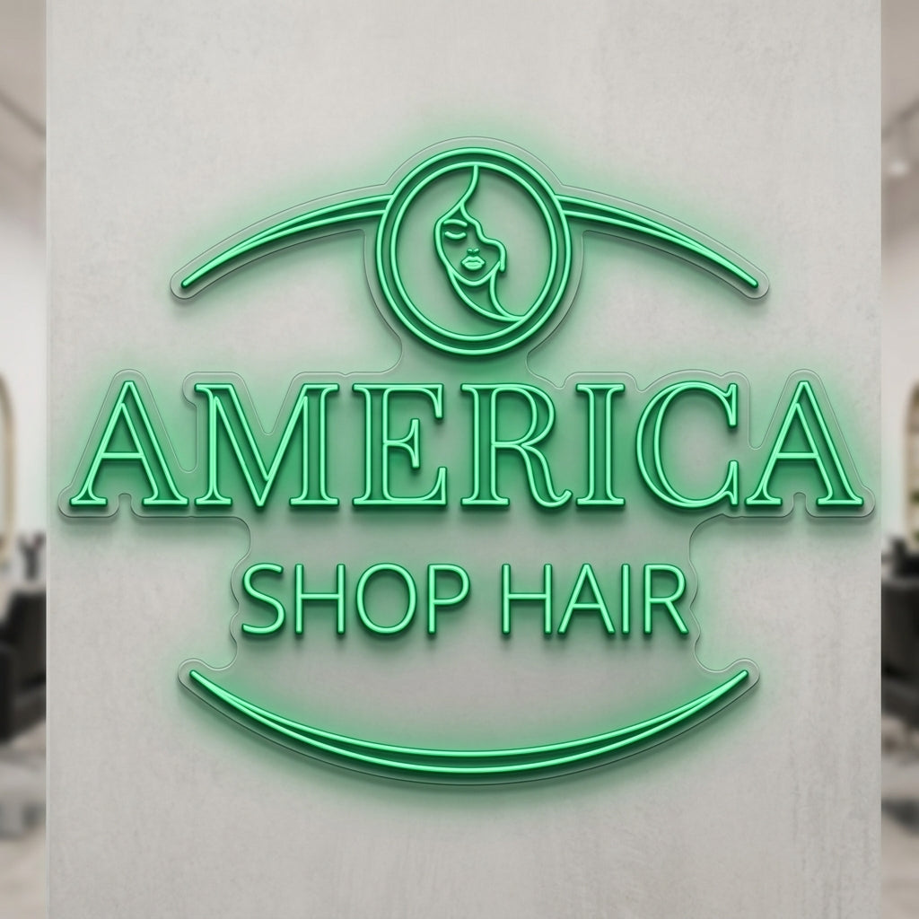 America Shop - Enseigne néon LED personnalisé
