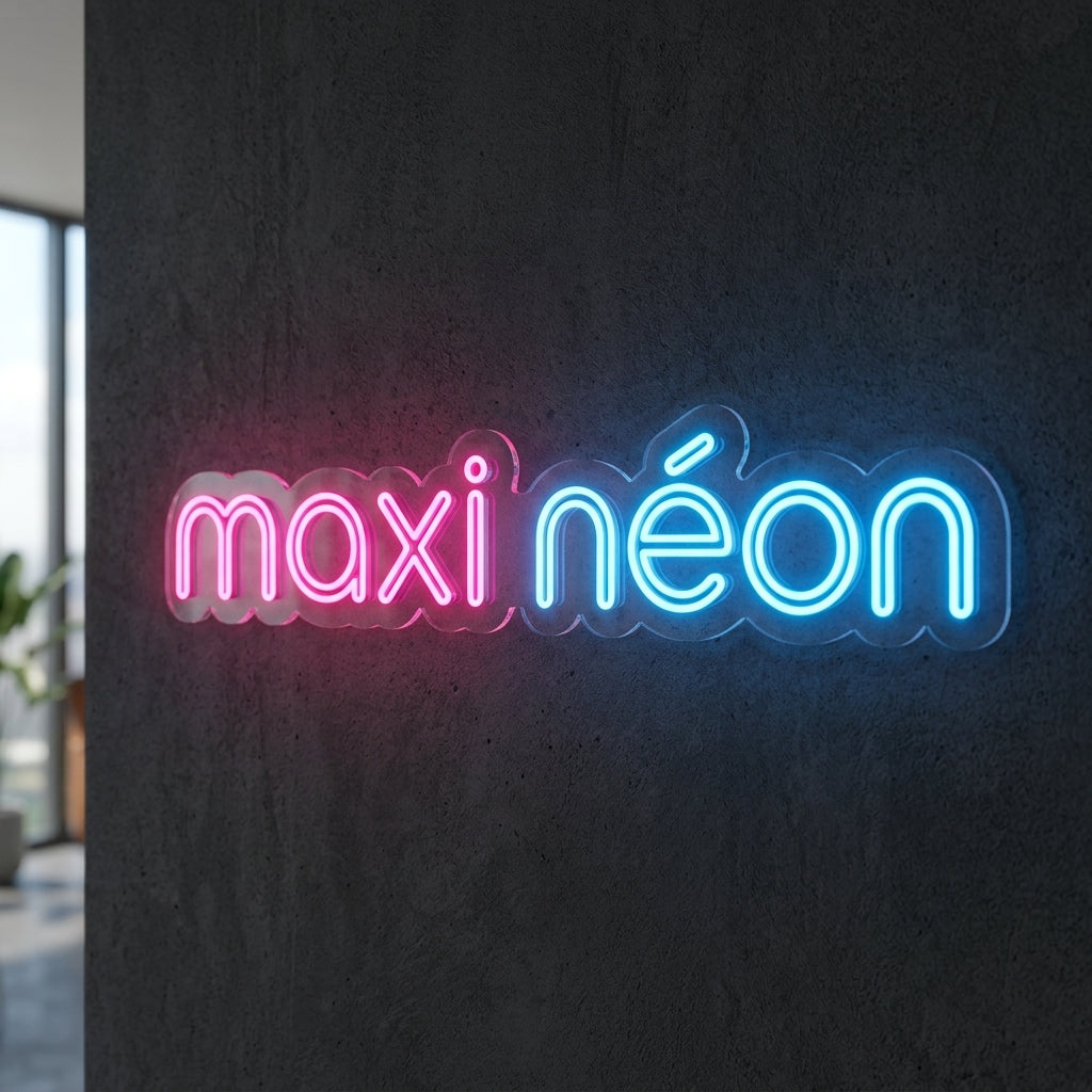 test - Enseigne néon LED personnalisé