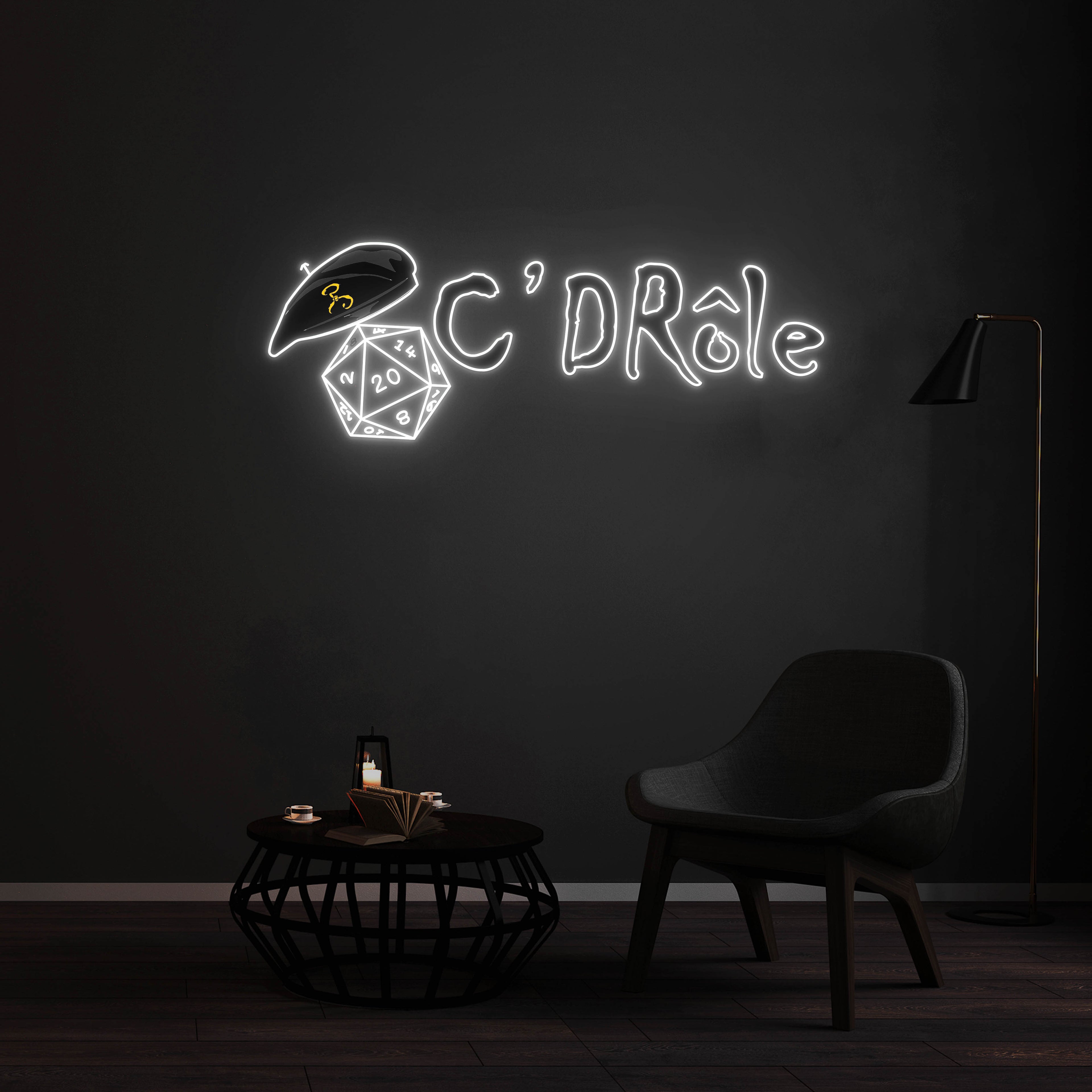 Enseigne LED Néon Personnalisée - C'DRôle