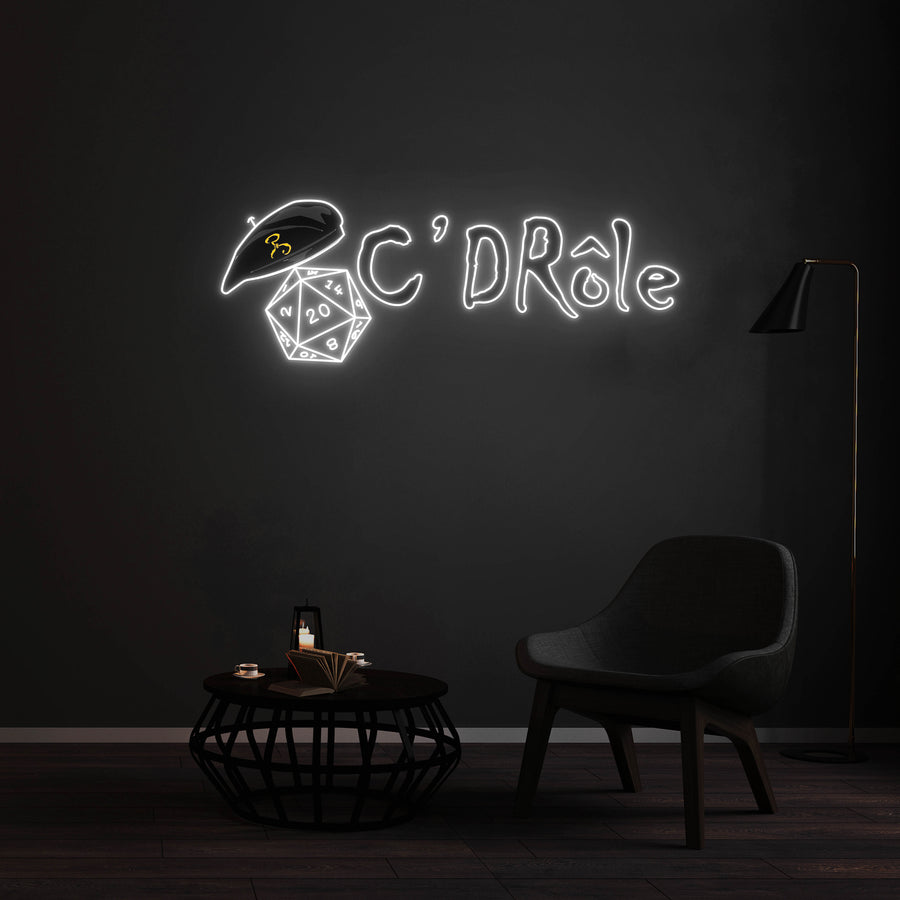 Enseigne LED Néon Personnalisée - C'DRôle