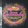 Saveurs Gourmandes - Enseigne néon LED personnalisé
