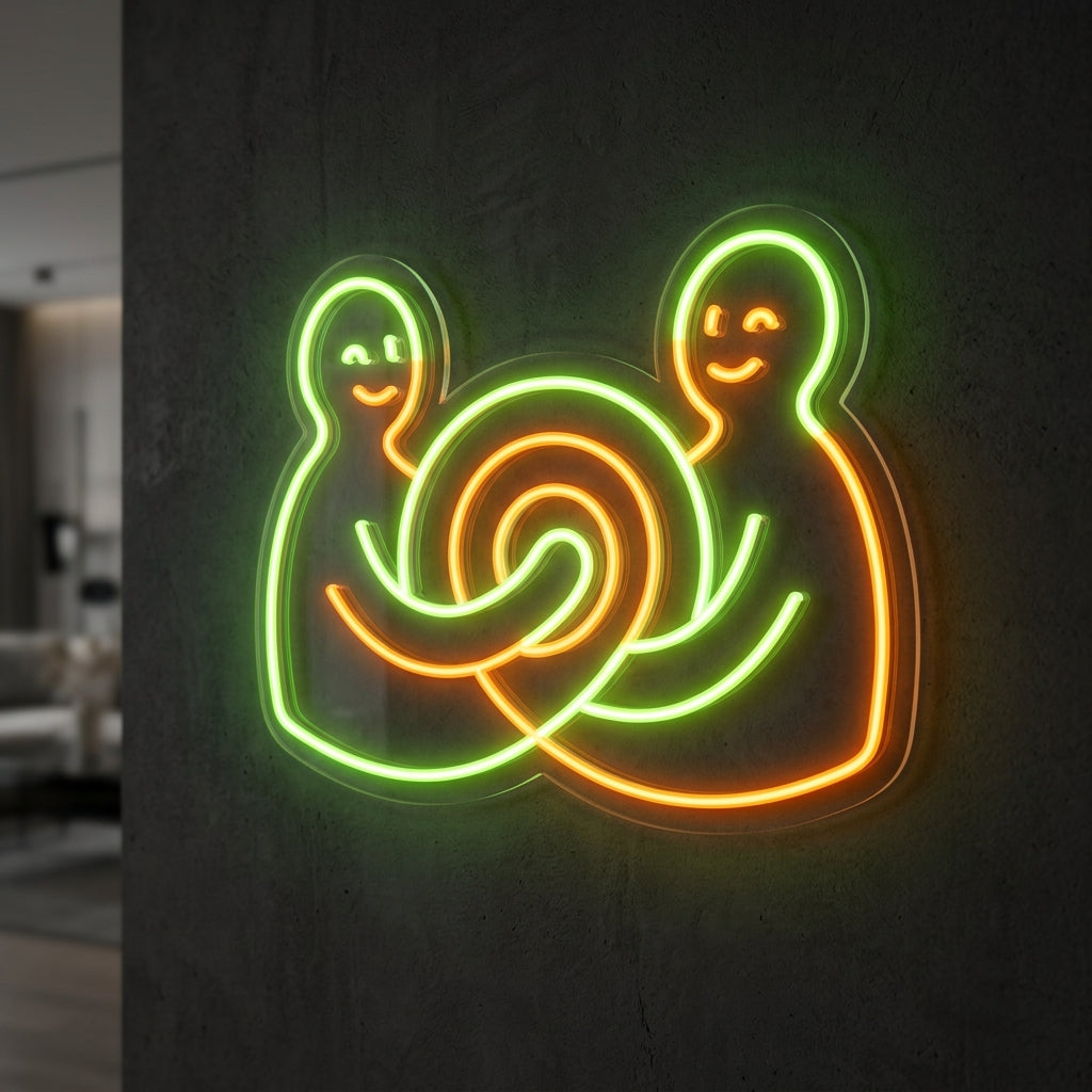 De vous à nous - Enseigne néon LED personnalisé