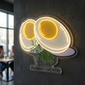 Auberges des œufs dur - Enseigne néon LED personnalisé