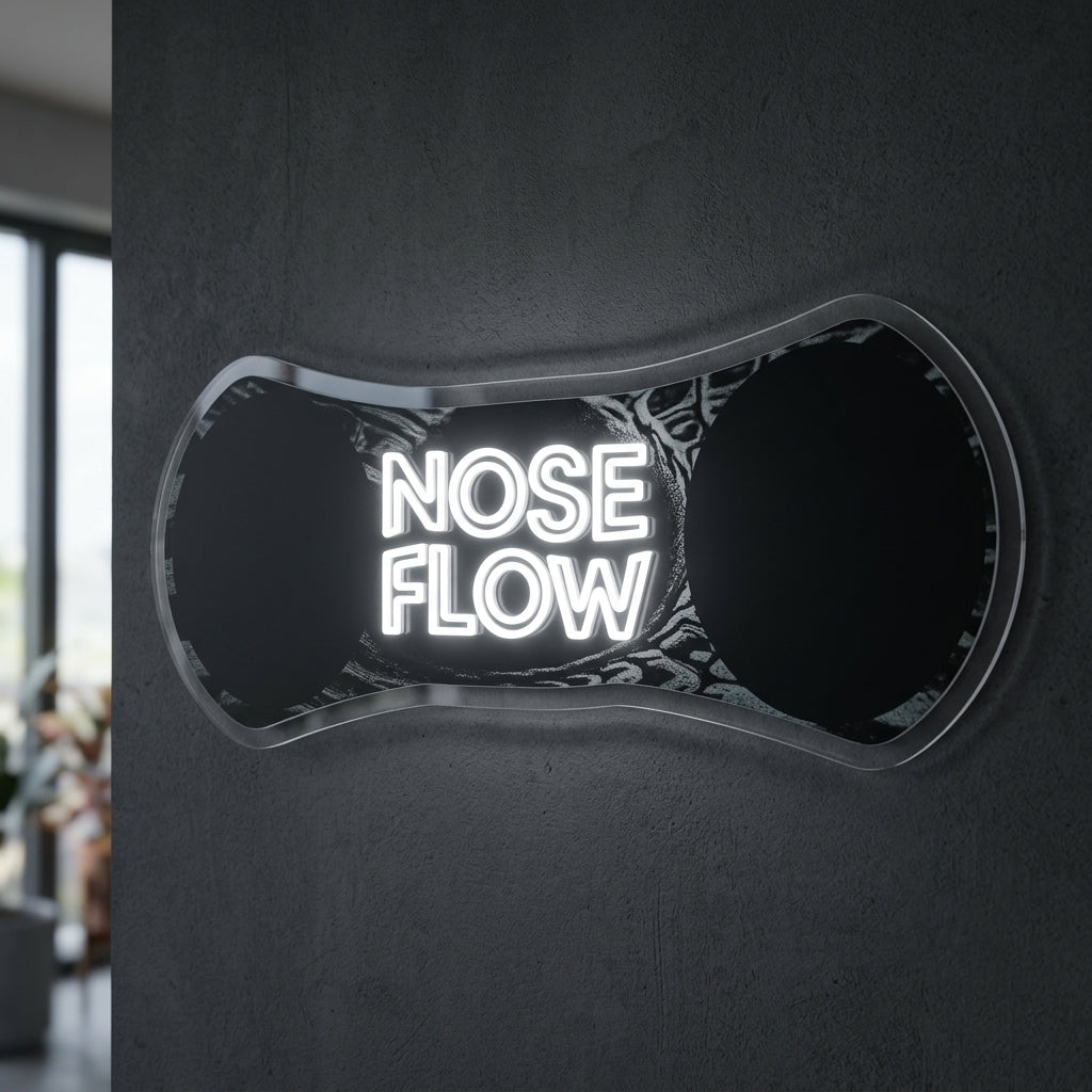 NOSE FLOW - Enseigne néon LED personnalisé