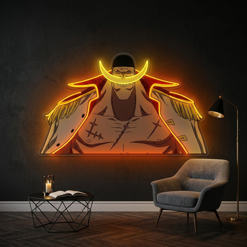 Personnalisation Enseigne LED Néon - Old Man with Big Mustache