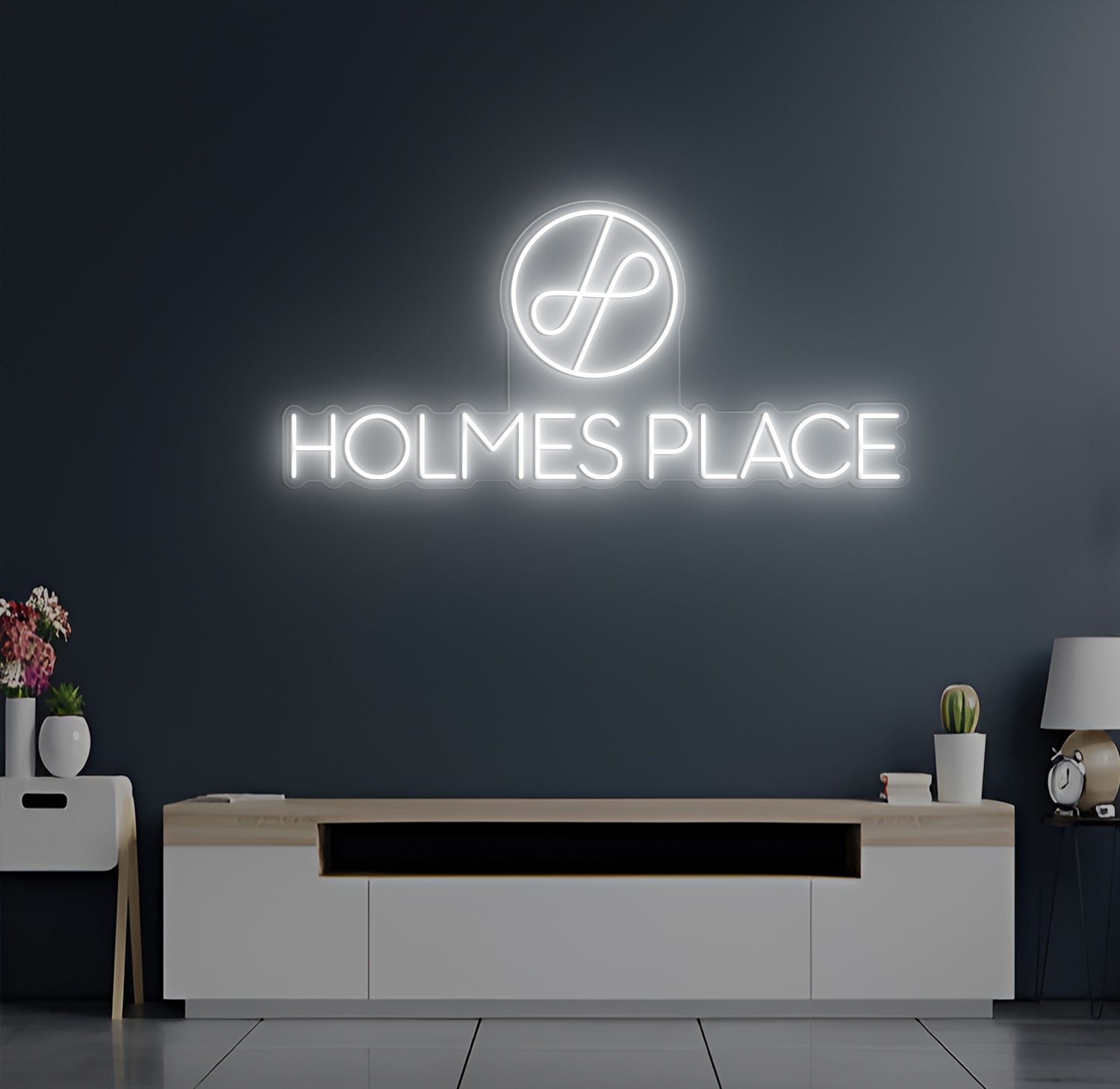 Enseigne LED Néon Personnalisée Holmes Place