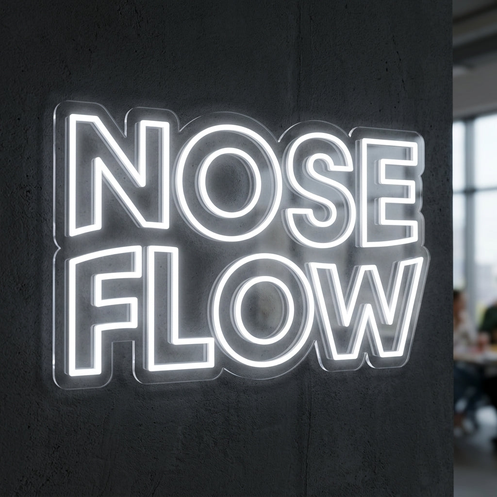 NOSEFLOW - Enseigne néon LED personnalisé
