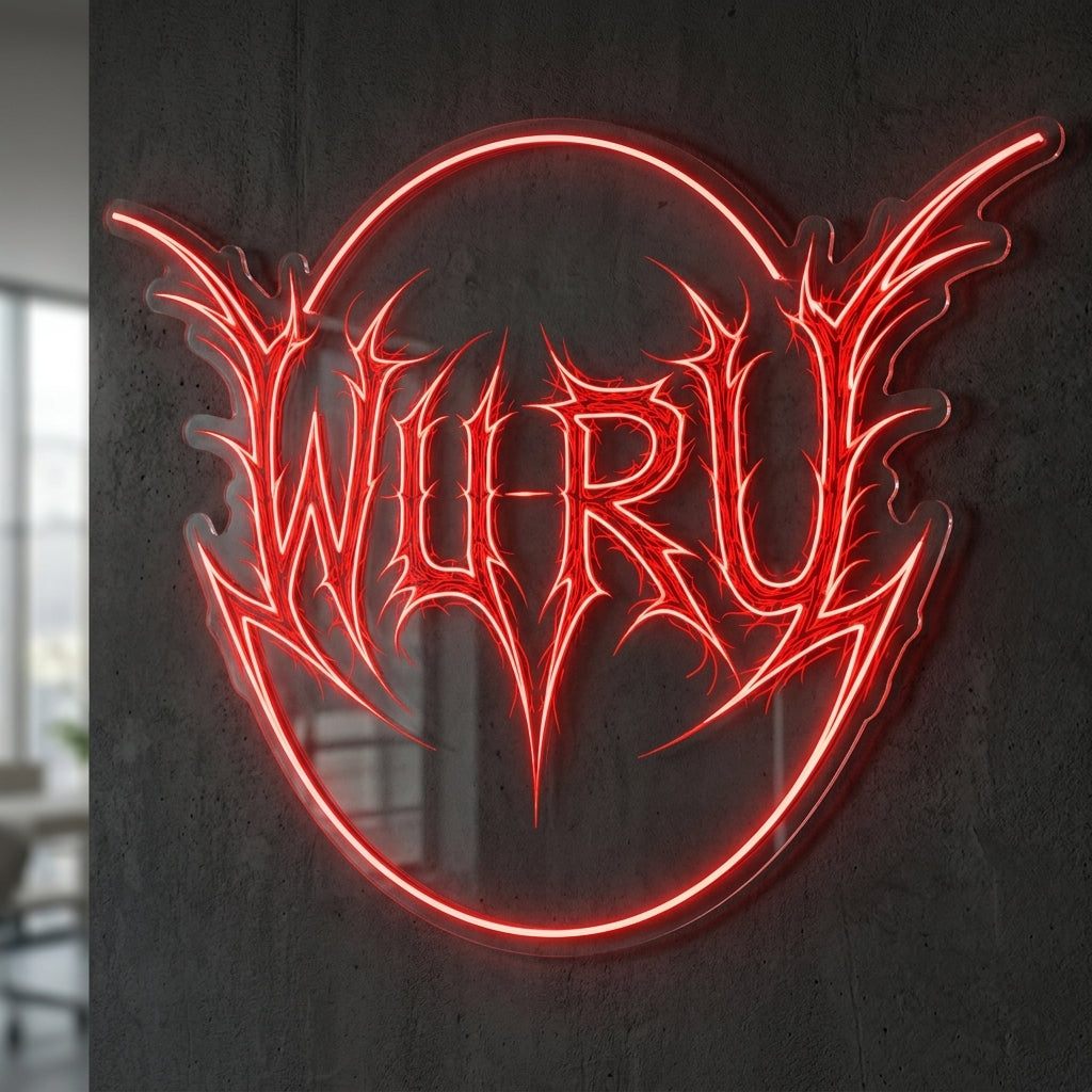Wu R u - Enseigne néon LED personnalisé
