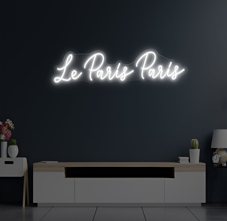 Custom LED Neon Sign Paris Paris