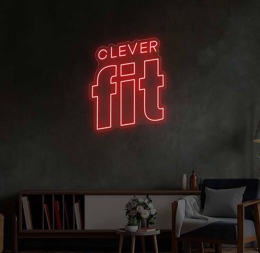 Enseigne LED Néon Personnalisée Cleverfit