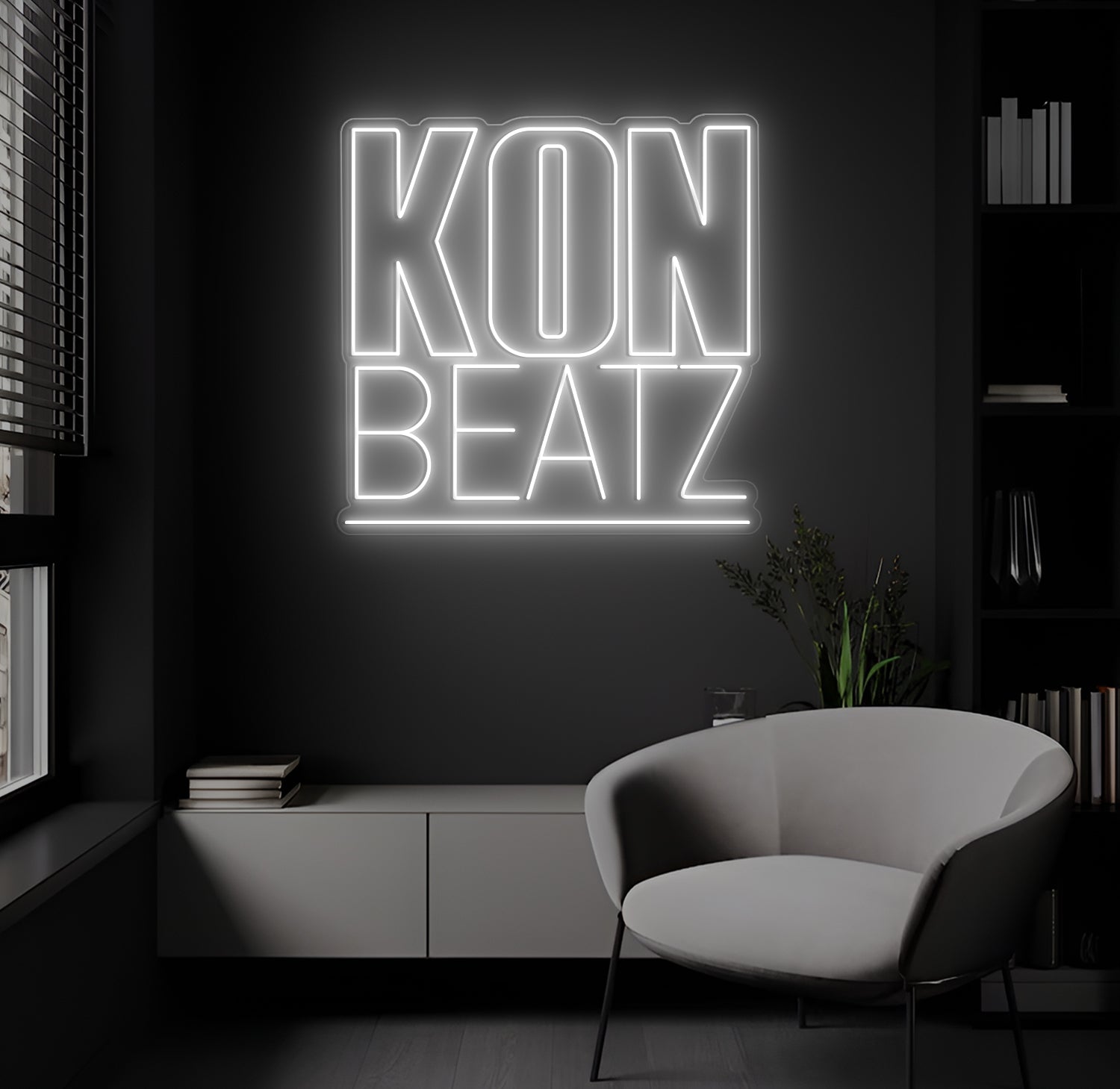 Custom KONBEATZ LED Neon Sign