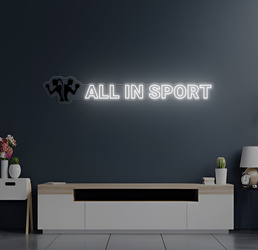Custom LED Neon Sign All in Sport