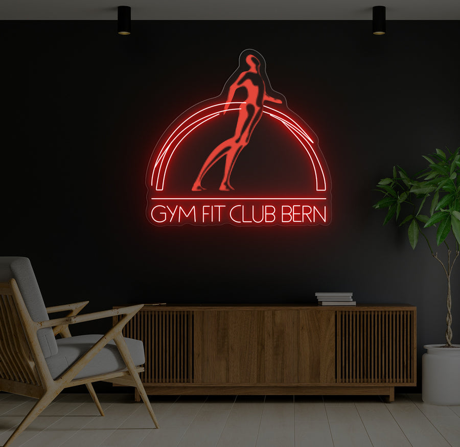 Enseigne LED Néon Personnalisée GYM FIT CLUB