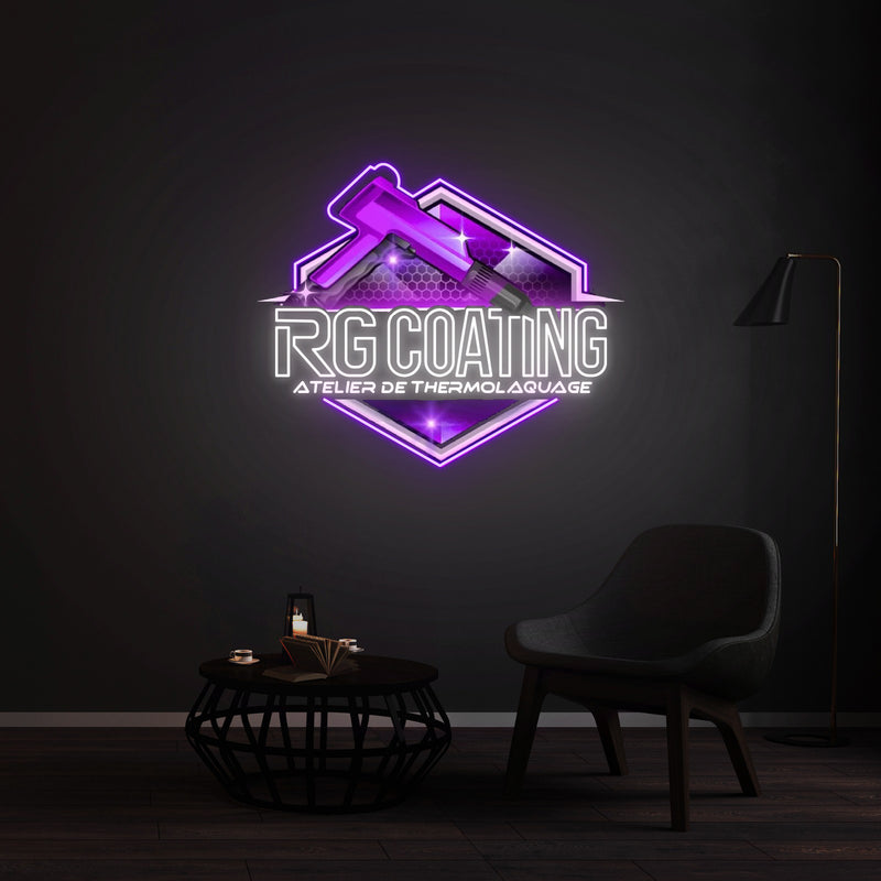 Personnalisation Enseigne LED Néon - RG COATING