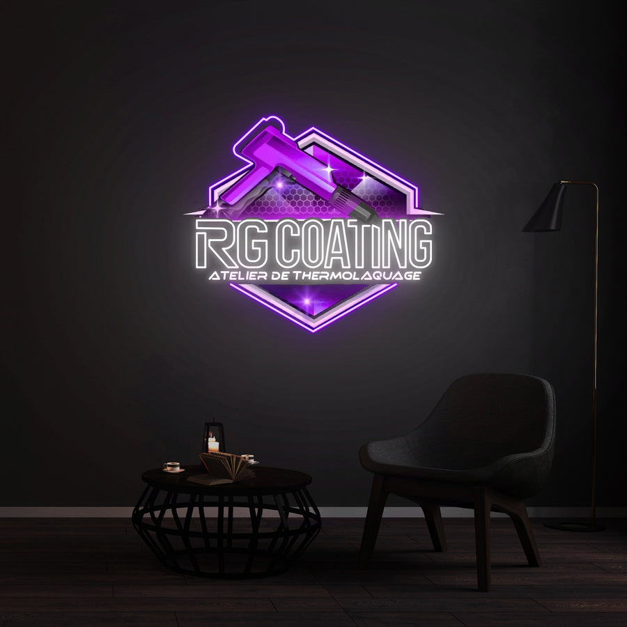 Personnalisation Enseigne LED Néon - RG COATING