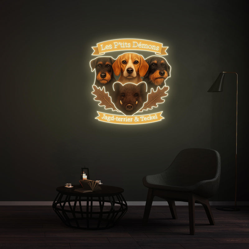 Personnalisation Enseigne LED Néon -  Les P'tits Démons