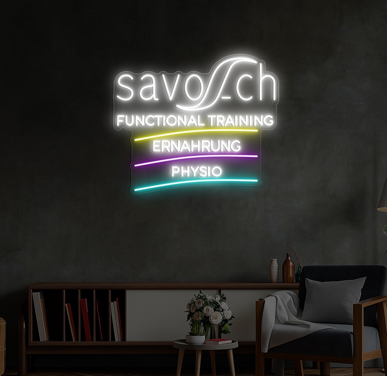 Enseigne LED Néon Personnalisée savo