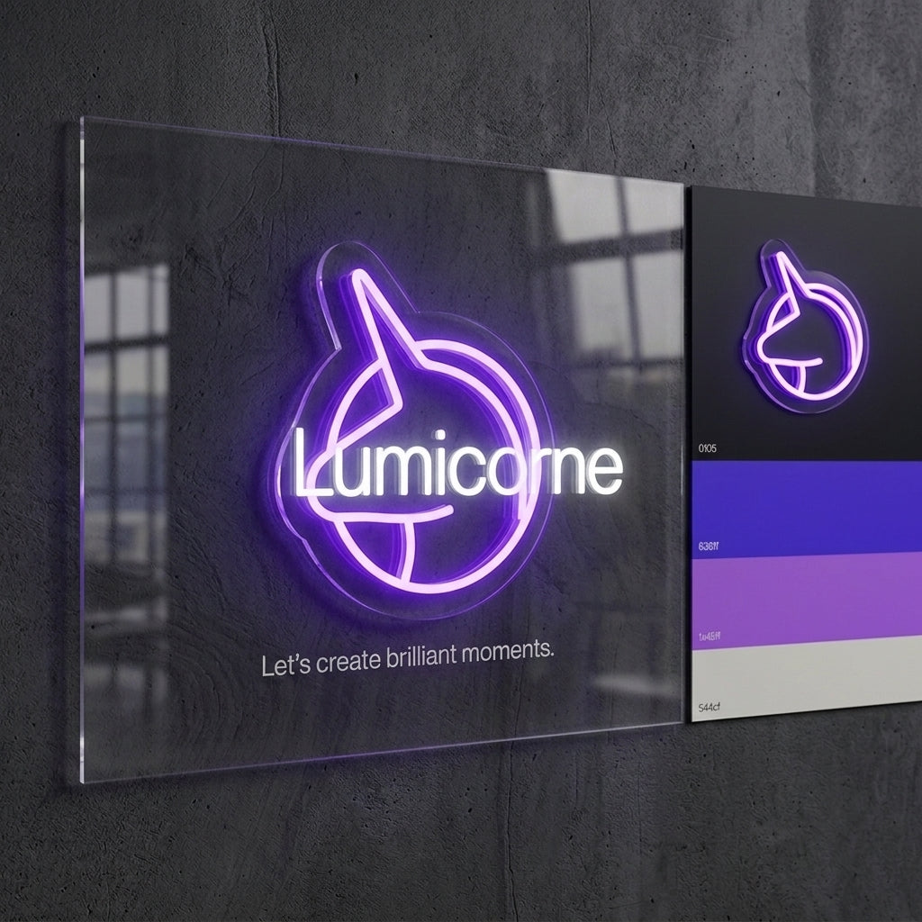 test - Enseigne néon LED personnalisé