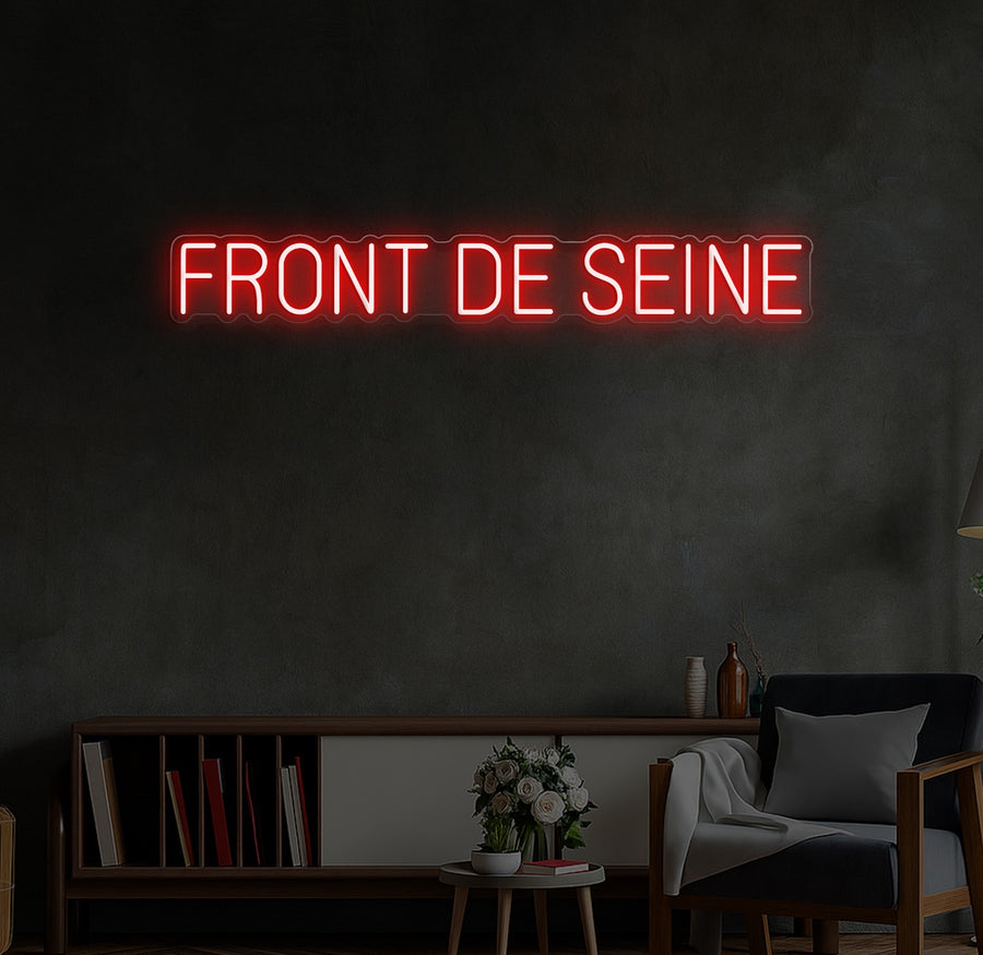 Custom LED Neon Sign - Seine Riverfront