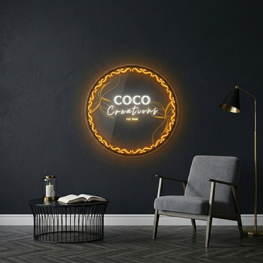 Personnalisation Enseigne LED Néon - COCO Creations