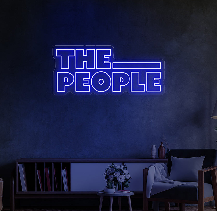 Custom LED Neon Sign The People